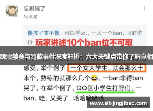 魏震禁赛与罚款事件深度解析：六大关键点带你了解真相